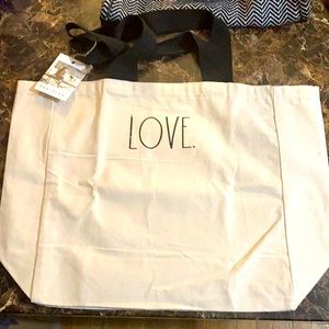 Rae Dunn Canvas Tote bag NWT